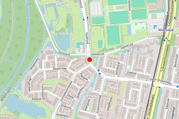 Brandweer-melding op Henri Dunantlaan, Nieuwegein op 20 juni, kaart-overzicht