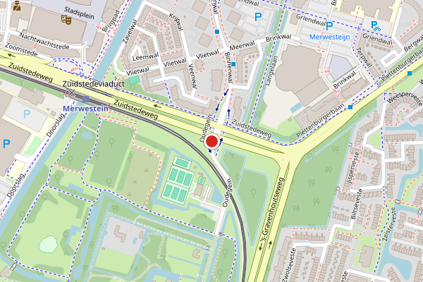 Brandweer-melding op Oudegein, Nieuwegein op 19 juni, kaart-overzicht