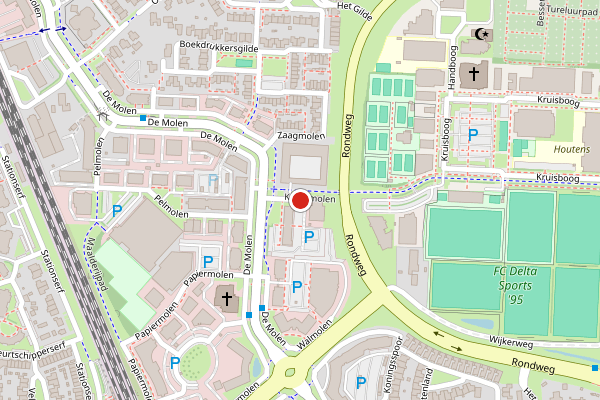 Brandweer-melding op Kokermolen, Houten op 19 juni, kaart-overzicht