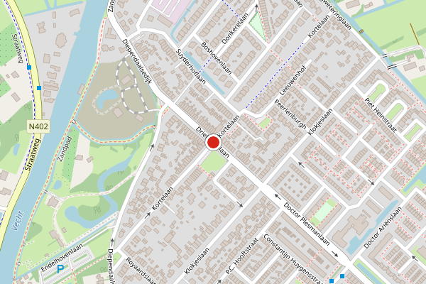 Brandweer-melding op Driehoekslaan, Maarssen op 19 juni, kaart-overzicht