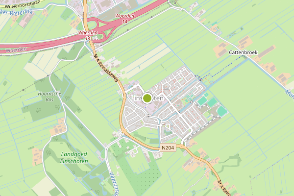 Ambulance-melding op Linschoten op 19 juni, kaart-overzicht