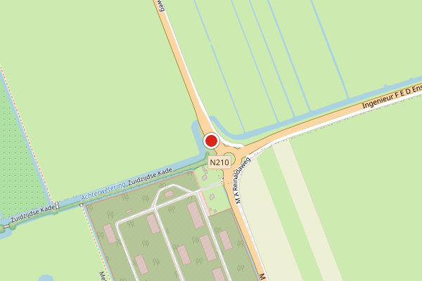 Brandweer-melding op M A Reinaldaweg, Lopik op 19 juni, kaart-overzicht