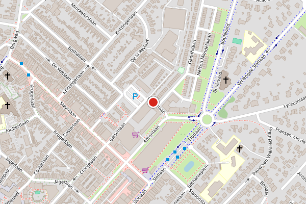 Brandweer-melding op Geiserlaan, Zeist op 20 juni, kaart-overzicht
