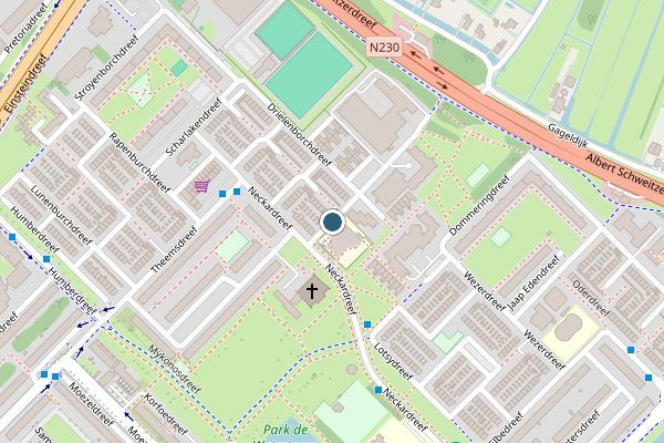 Politie-melding op Brandenburchdreef, Utrecht op 21 juni, kaart-overzicht