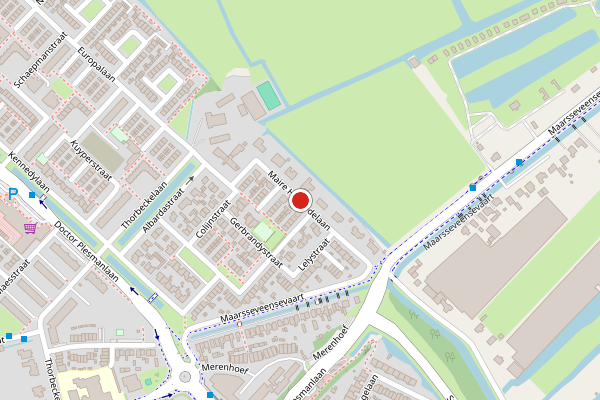 Brandweer-melding op Maire Hofstedelaan, Maarssen op 20 juni, kaart-overzicht