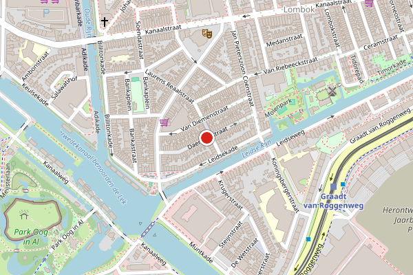 Brandweer-melding op Daendelsstraat, Utrecht op 22 juni, kaart-overzicht