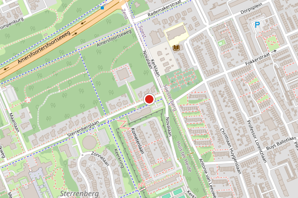 Brandweer-melding op Sterrenberglaan, Huis ter Heide op 22 juni, kaart-overzicht