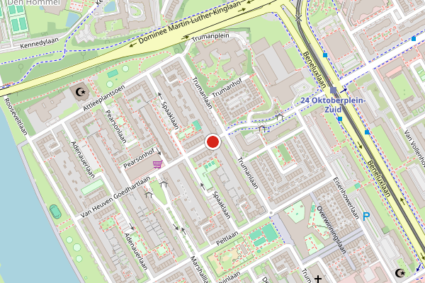 Brandweer-melding op Van Heuven Goedhartlaan, Utrecht op 23 juni, kaart-overzicht