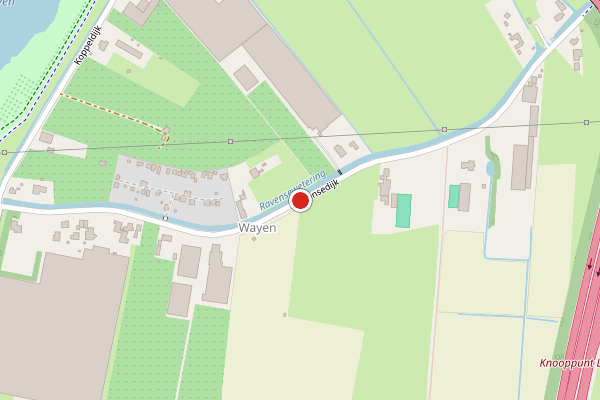 Brandweer-melding op Waijensedijk, Houten op 24 juni, kaart-overzicht