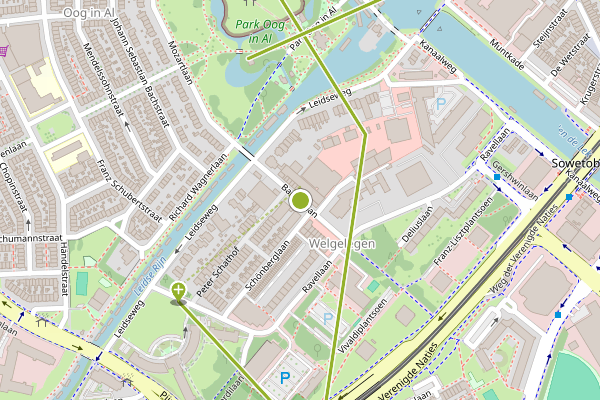 Ambulance-melding op Bartoklaan, Utrecht op 25 juni, kaart-overzicht