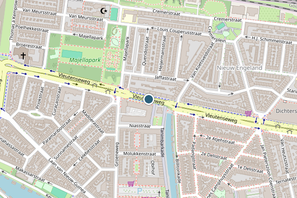 Politie-melding op Vleutenseweg, Utrecht op 25 juni, kaart-overzicht