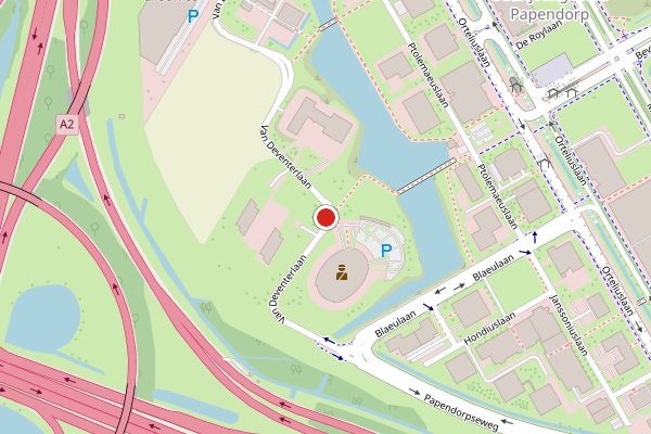 Brandweer-melding op Van Deventerlaan, Utrecht op 26 juni, kaart-overzicht
