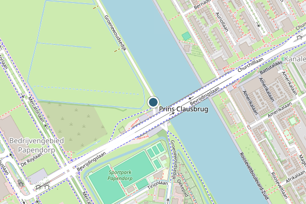 Politie-melding op Groenewoudsedijk, Utrecht op 26 juni, kaart-overzicht