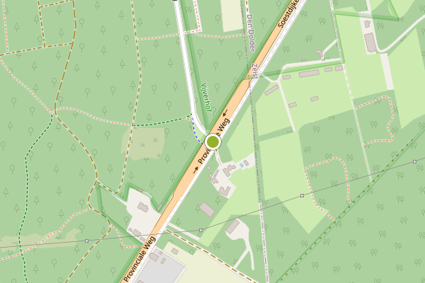 Ambulance-melding op N234 Li, Bilthoven op 26 juni, kaart-overzicht