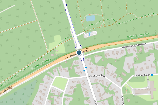 Politie-melding op N234, Bilthoven op 26 juni, kaart-overzicht