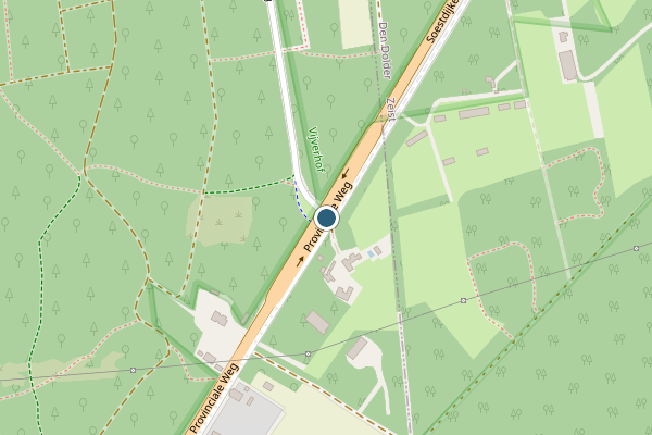 Politie-melding op N234 Li, Bilthoven op 26 juni, kaart-overzicht
