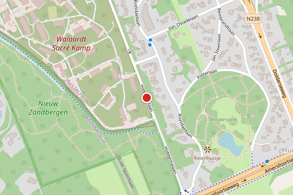 Brandweer-melding op Hobbemalaan, Huis ter Heide op 26 juni, kaart-overzicht