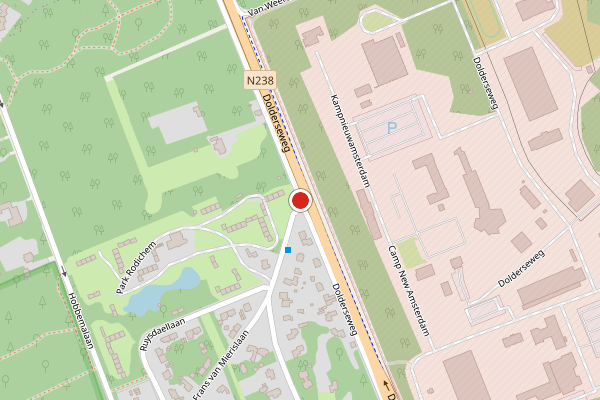 Brandweer-melding op Huis ter Heide op 26 juni, kaart-overzicht