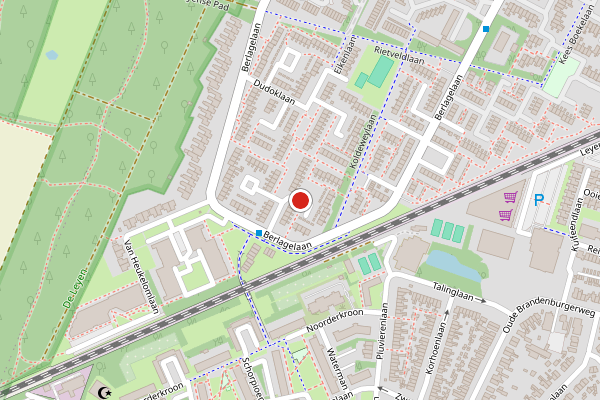 Brandweer-melding op Jacob van Campenkwartier, Bilthoven op 27 juni, kaart-overzicht