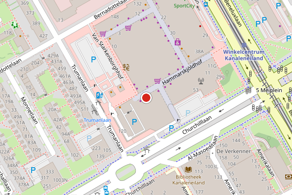 Brandweer-melding op Hammarskjoldhof, Utrecht op 27 juni, kaart-overzicht
